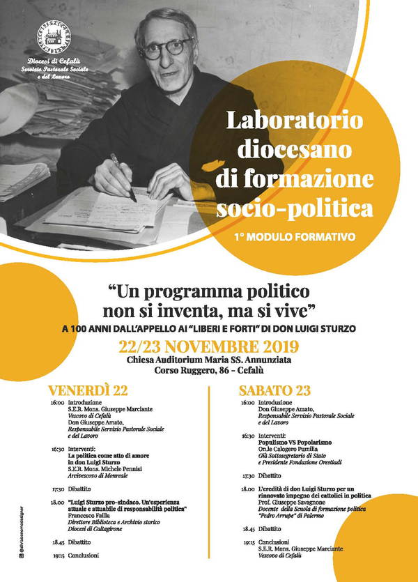 cefalù diocesi laboratorio socio politico