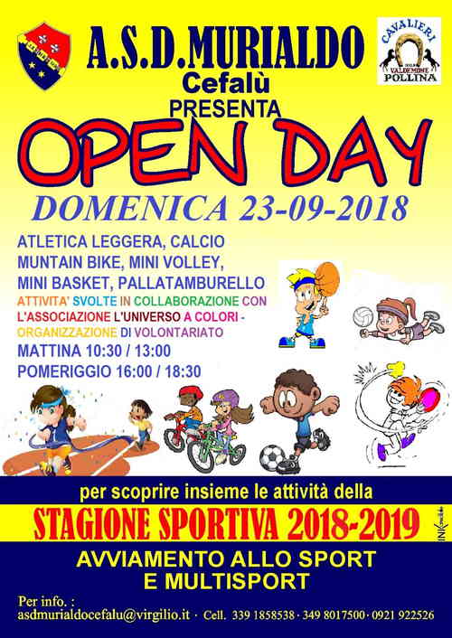 asd murialdo open day