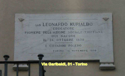 murialdo lapide